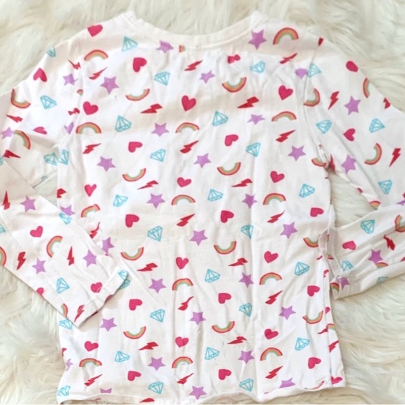 ⚡️🌈💖⭐️💎 H&M lightning bolt long sleeve little girl’s 4/5⚡️ - Picture 4 of 5